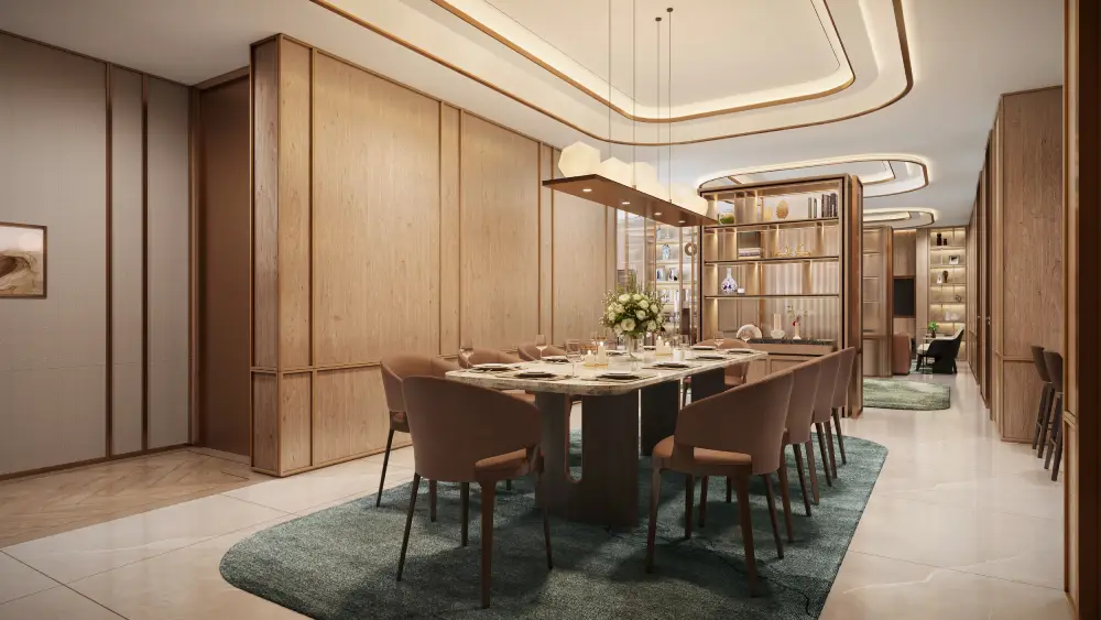 Dining interior render
