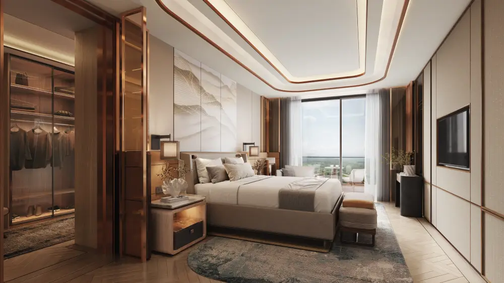 Bedroom interior render