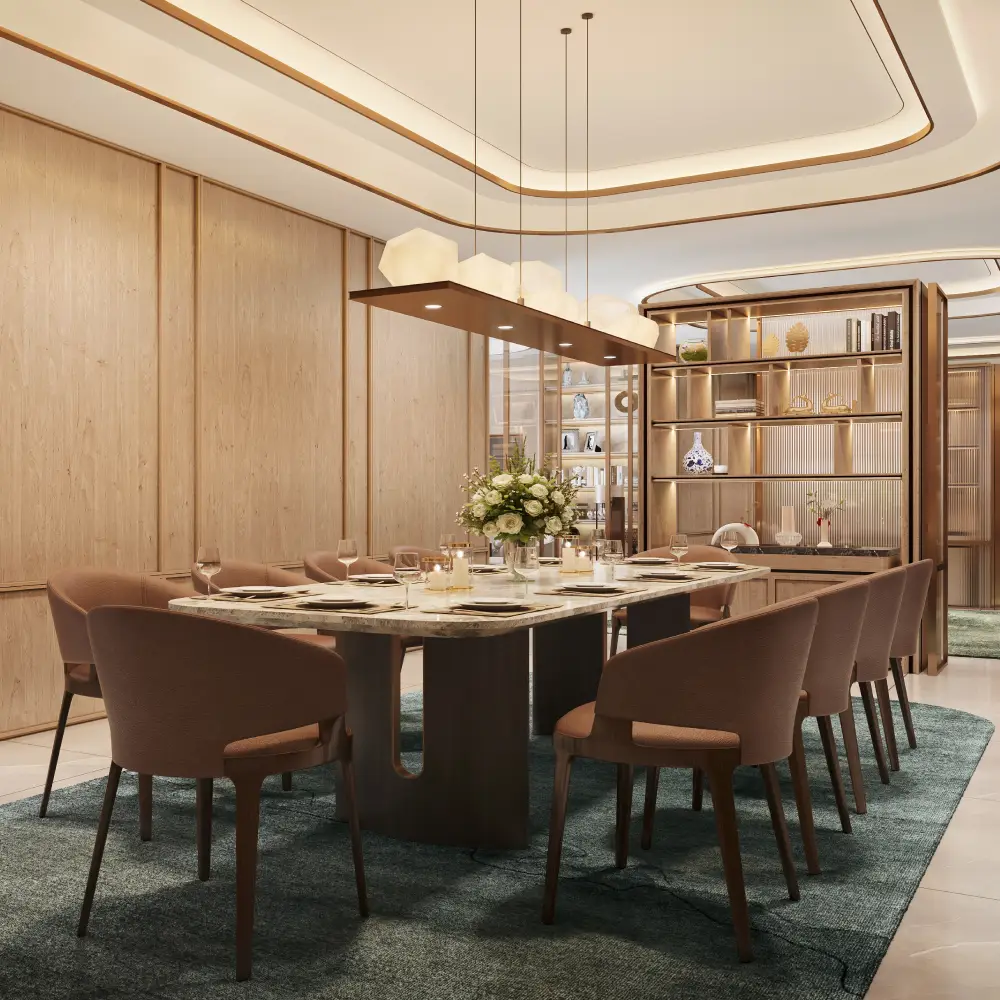 Formal dining interior