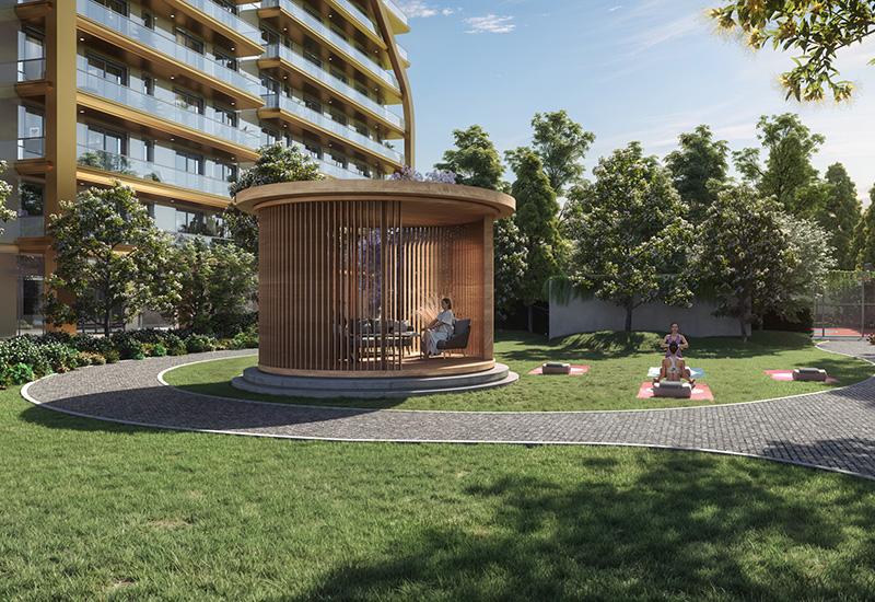 Landscape and amenity render