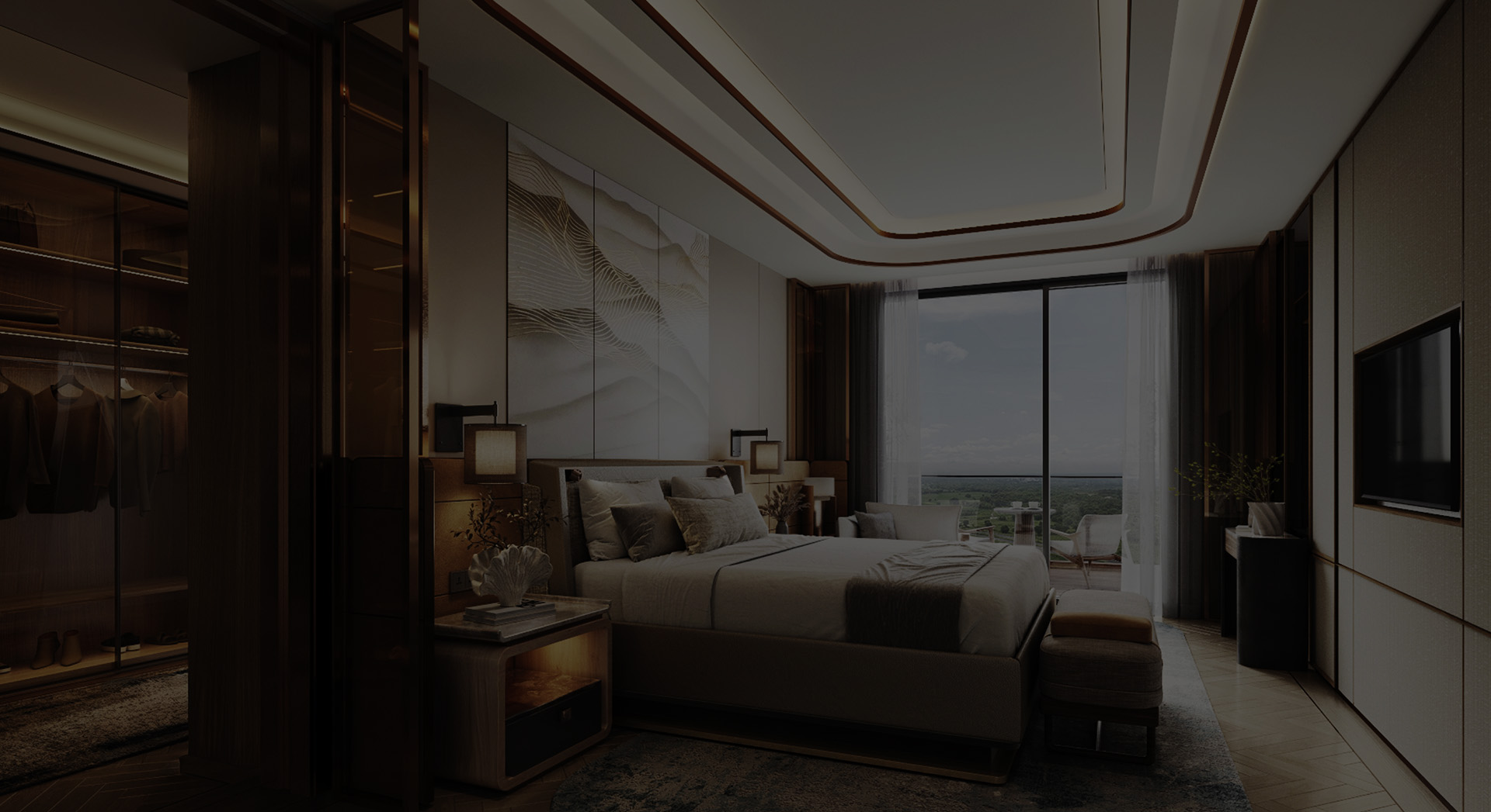 Master bedroom render